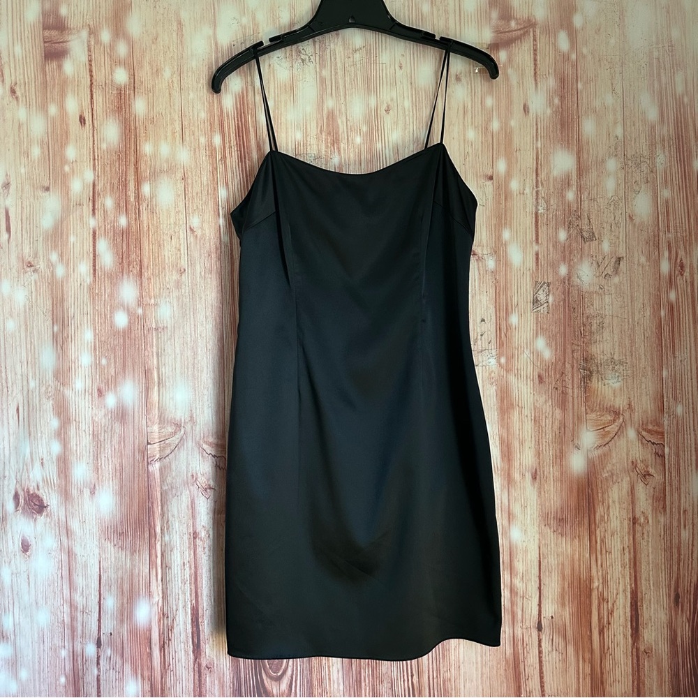 Kay Unger Black Vintage 90’s Spaghetti Strap Slip Dress